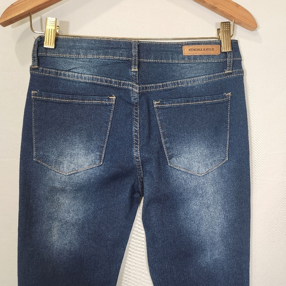 Kendall & Kylie Blue Flare Denim Jeans - Picture 5 of 10